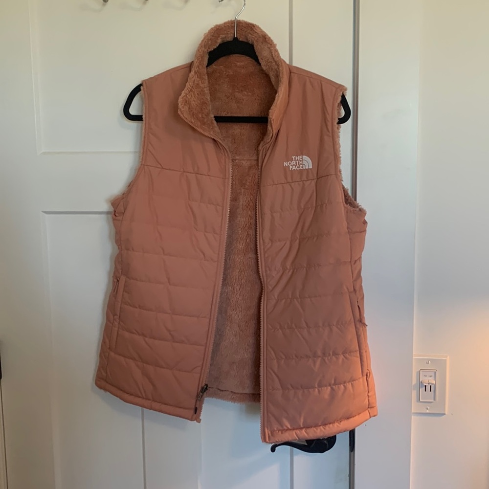 North face reversible vest